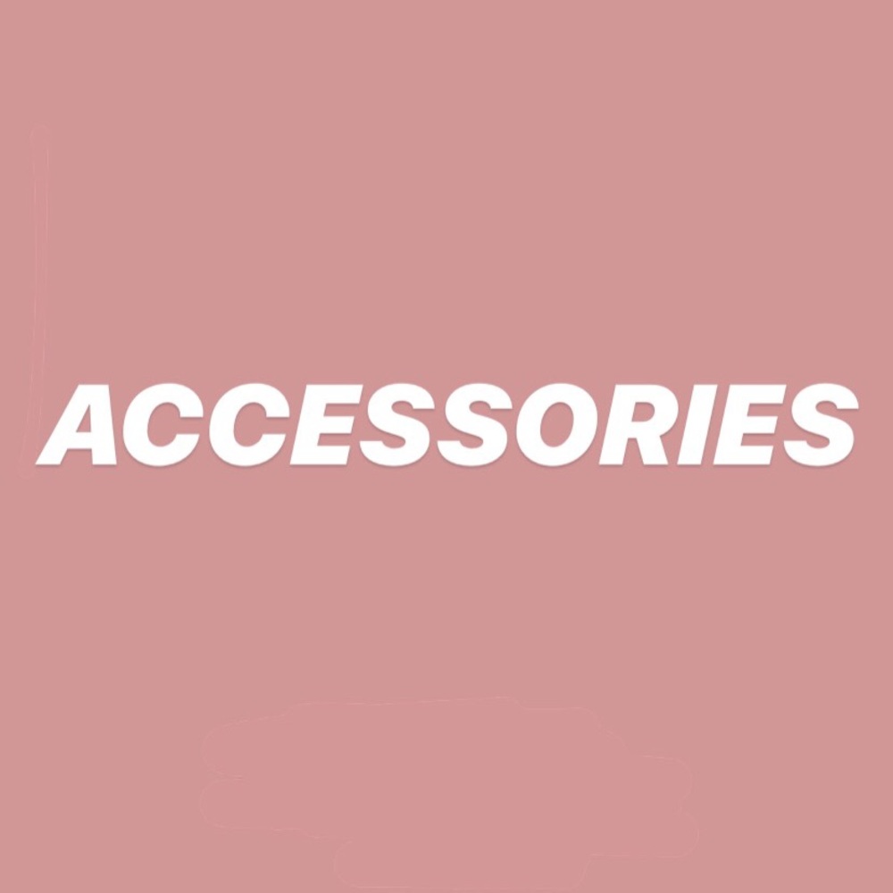 Accessories and bags below